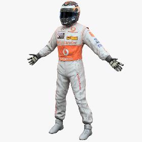Racing Driver Mercedes